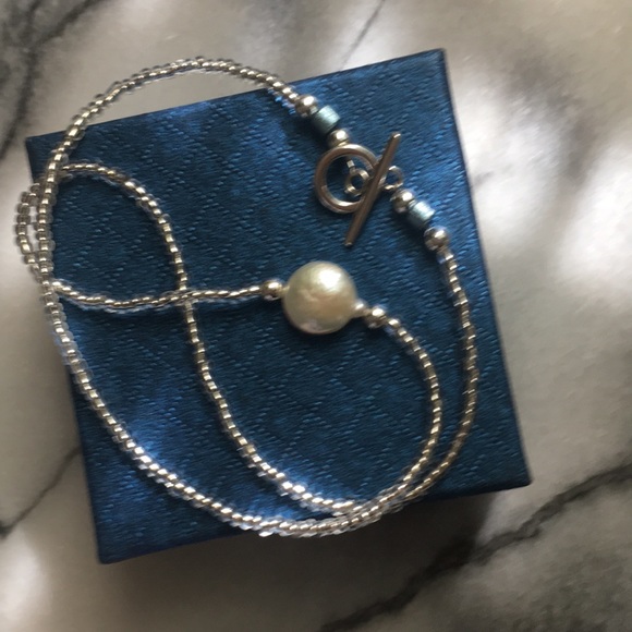 Freshwater Baroque Pearl necklace - Picture 10 of 13